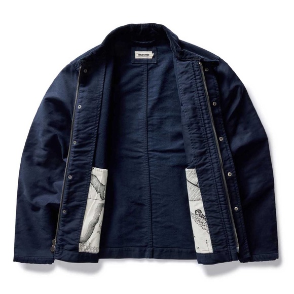 Taylor Stitch Deck Jacket in Dark Navy Bedford Cord size 42 - Picture 2 of 9